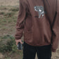 Heavy Discharge Brown Sweatshirt