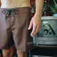 Brown Silk Boardshorts