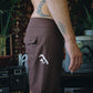 Brown Silk Boardshorts