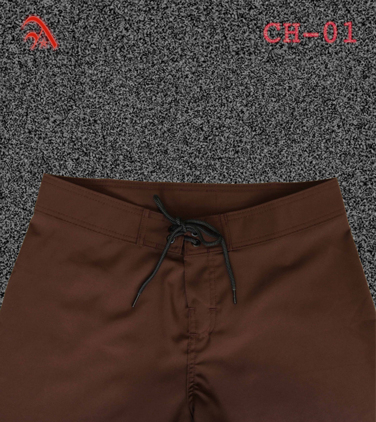 Brown Silk Boardshorts