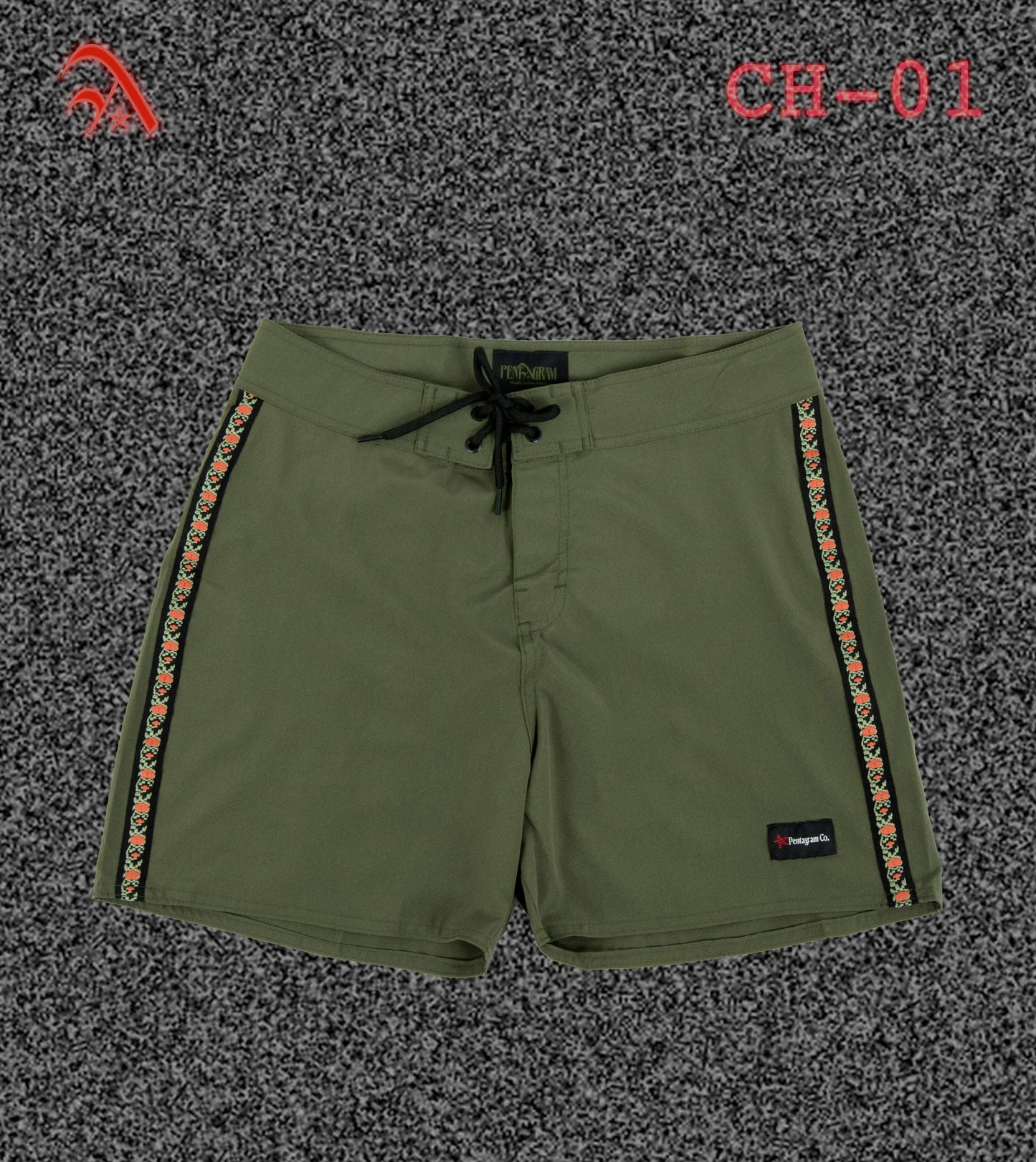 Green Flowerz Boardshorts